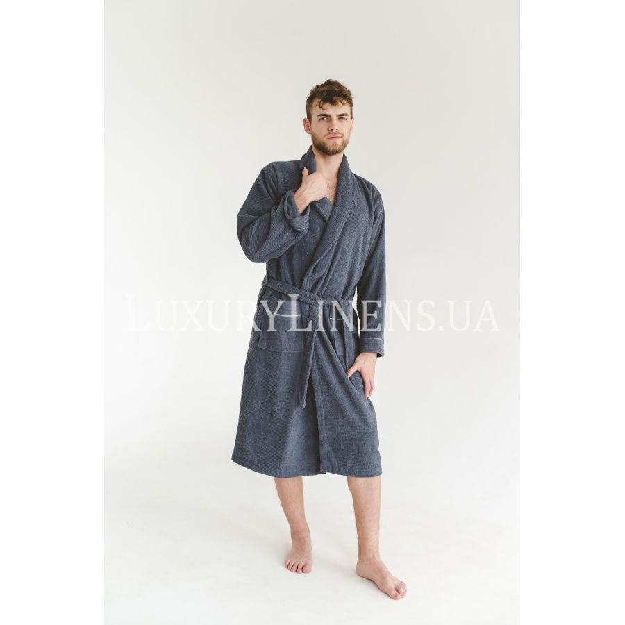 Халат махровый Lotus Home - Nella antrasit S/M 2289719-svt фото