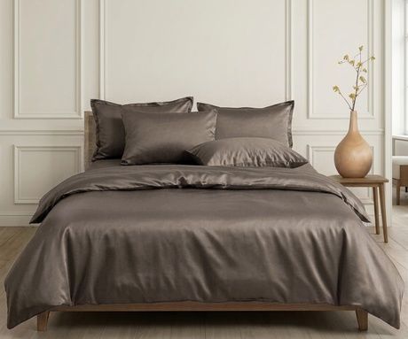 Комплект постельного белья LUXURY LINENS Premium Cappuccino 100% Египетский хлопок 38000604 фото