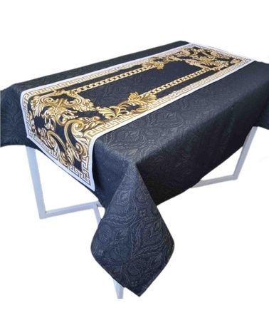Гобеленова скатертина на стiл Baroque Black ПРОВАНС, 136х180см 025785 25785 фото