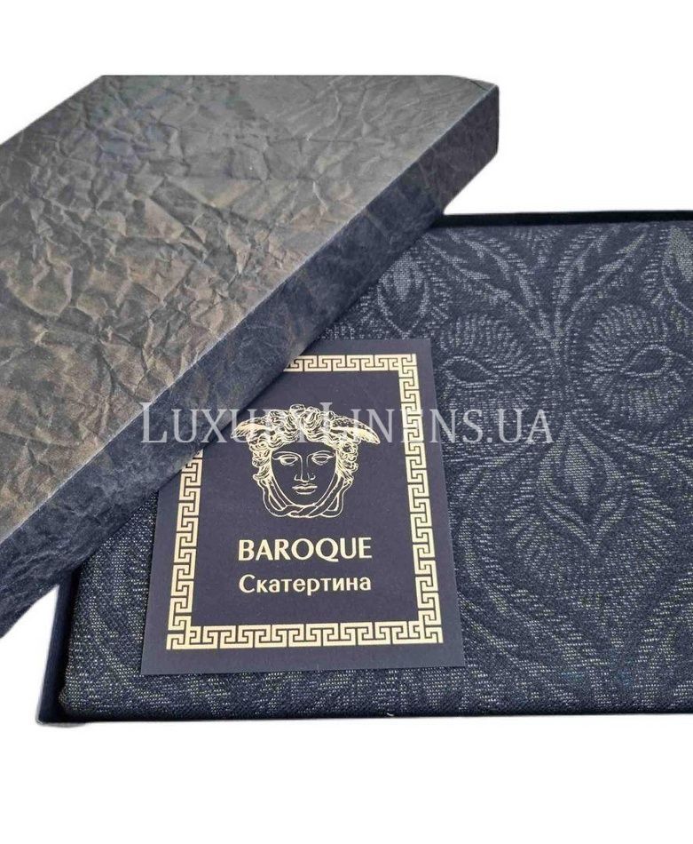 Гобеленова скатертина на стiл Baroque Black ПРОВАНС, 136х180см 025785 25785 фото