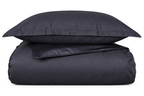 Постільна білизна LUXURY LINENS DARK GREY 100% бавовна 000240sh фото
