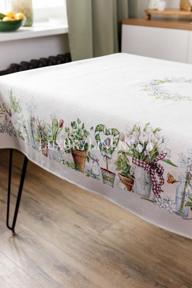 Скатерть гобеленовая на стол GARDEN ПРОВАНС, 136х240см 035336 35336 фото