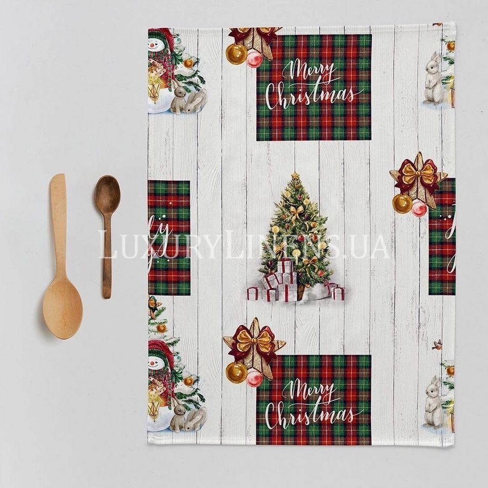 Набір рушників для кухні NAF NAF Holly Jolly 50x70-2 50-UNICO 100% бавовна 82957 фото