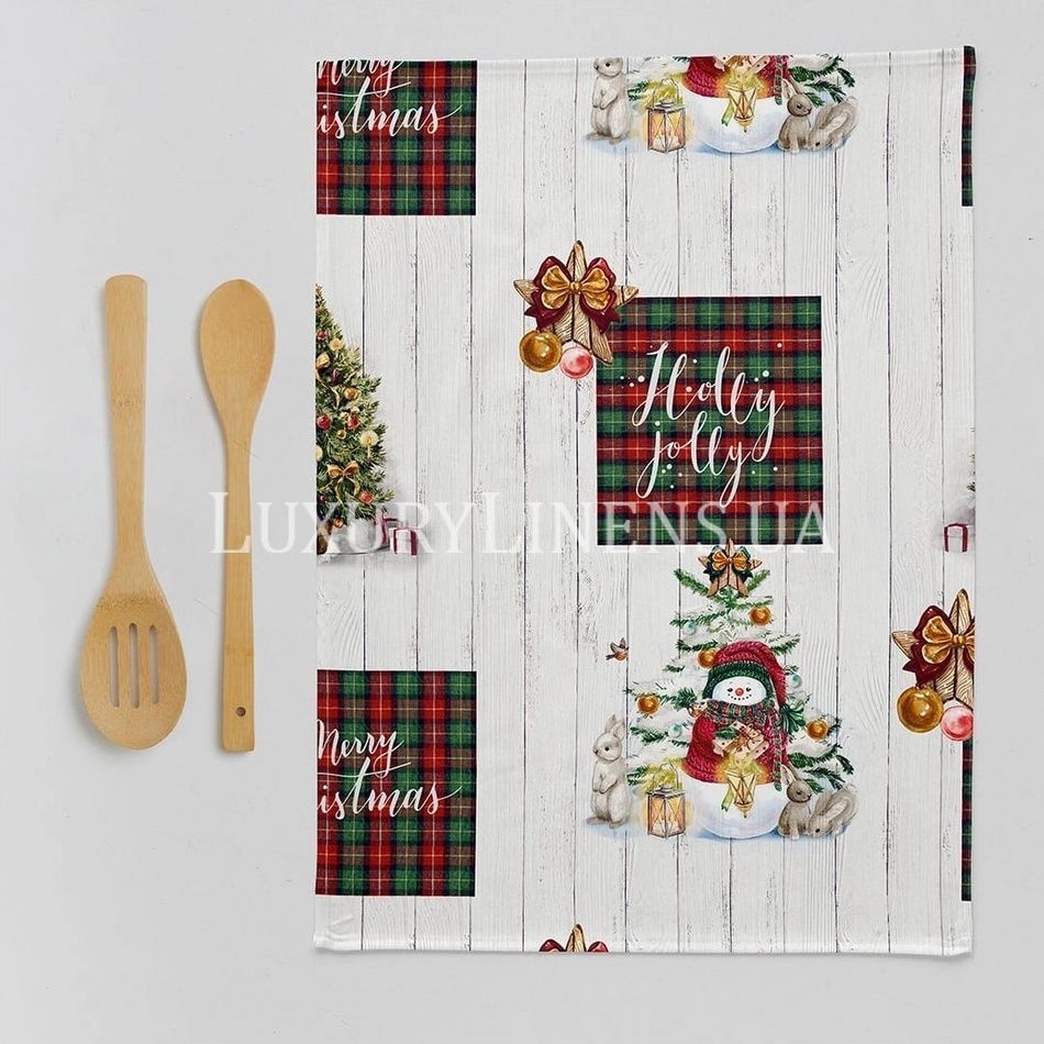 Набір рушників для кухні NAF NAF Holly Jolly 50x70-2 50-UNICO 100% бавовна 82957 фото