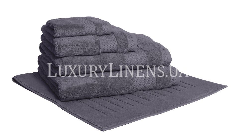 Полотенце для лица LUXURY LINENS Alligator 650 GR среднее 50x100 DARK GREY 100% хлопок 371245010 фото