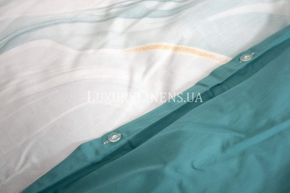 Постельное белье LUXURY LINENS Alonso TURQUAZ 100% египетский хлопок 500ТС 440021 фото