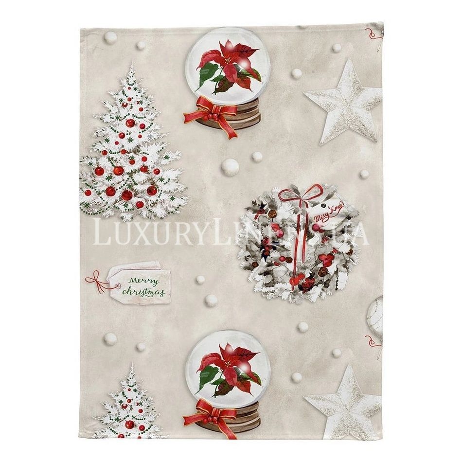 Набір рушників для кухні NAF NAF Xmas Days 50x70-2 50-UNICO 100% бавовна 82894 фото