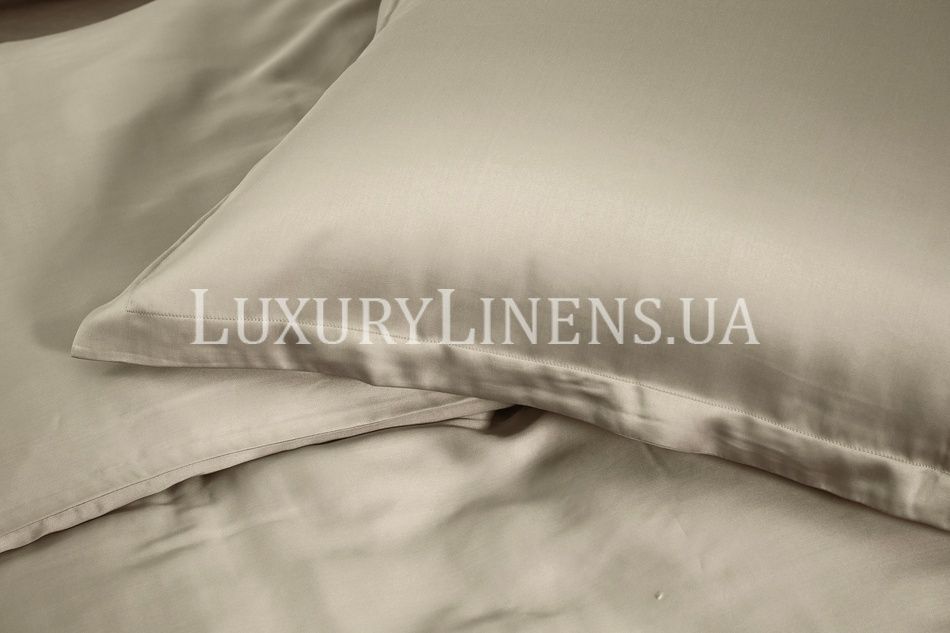 Постельное белье LUXURY LINENS TK Tencel Olive Beige 100% тенсел 18101 фото