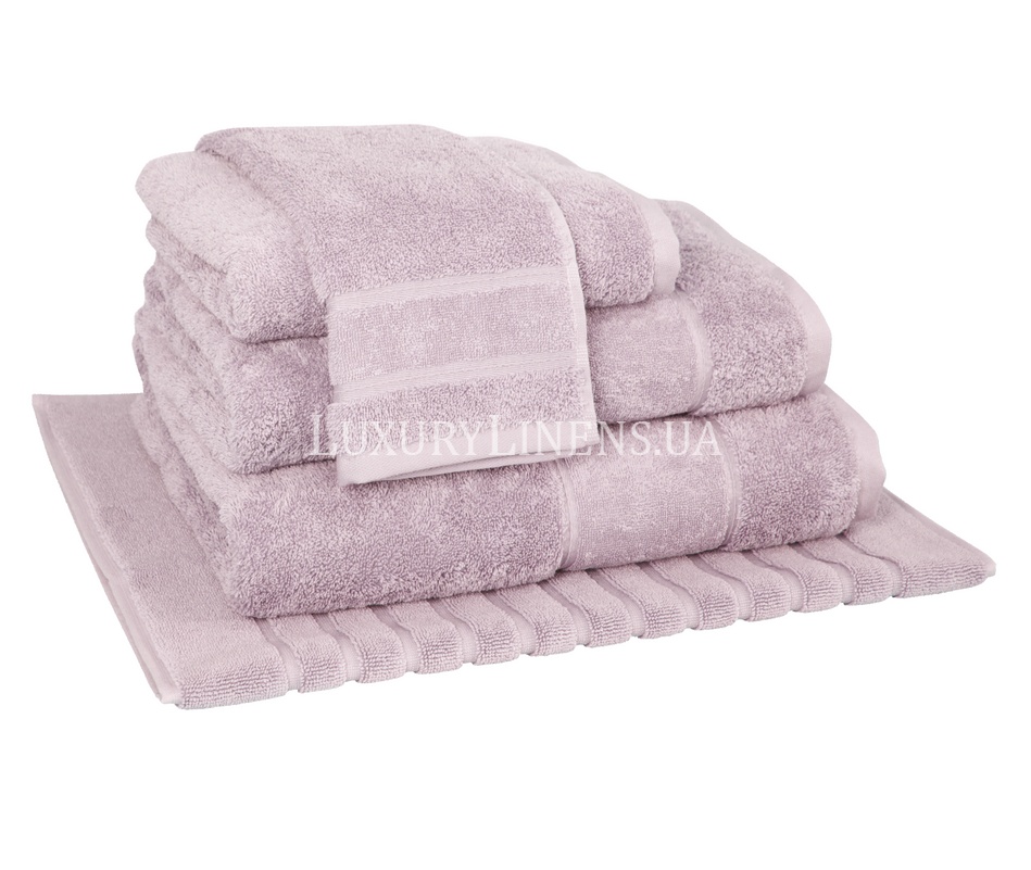 Полотенце LUXURY LINENS Basic Line Pink 351243050 фото