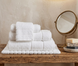 Полотенце LUXURY LINENS Basic Line White 361213050 фото 2
