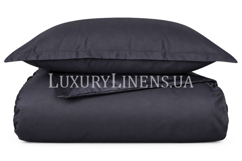 Постельное белье LUXURY LINENS DARK GREY 100% хлопок 000240sh фото