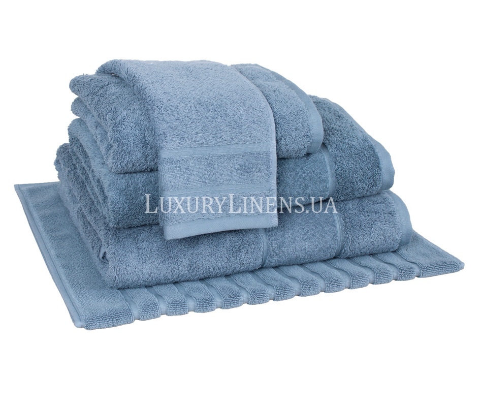 Рушник LUXURY LINENS Basic Line Blue 351253050 фото