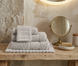Полотенце LUXURY LINENS Basic Line Light Grey 361223050 фото 2