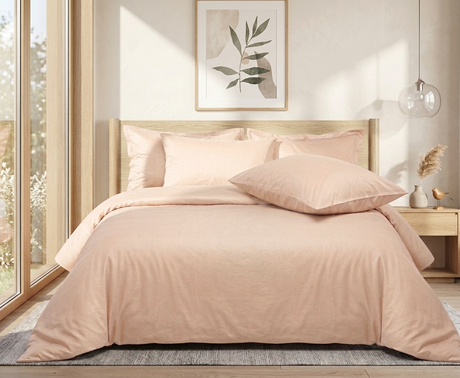 Постельное белье LUXURY LINENS Premium 500TC Light Pink 100% египетский хлопок 38000504 фото
