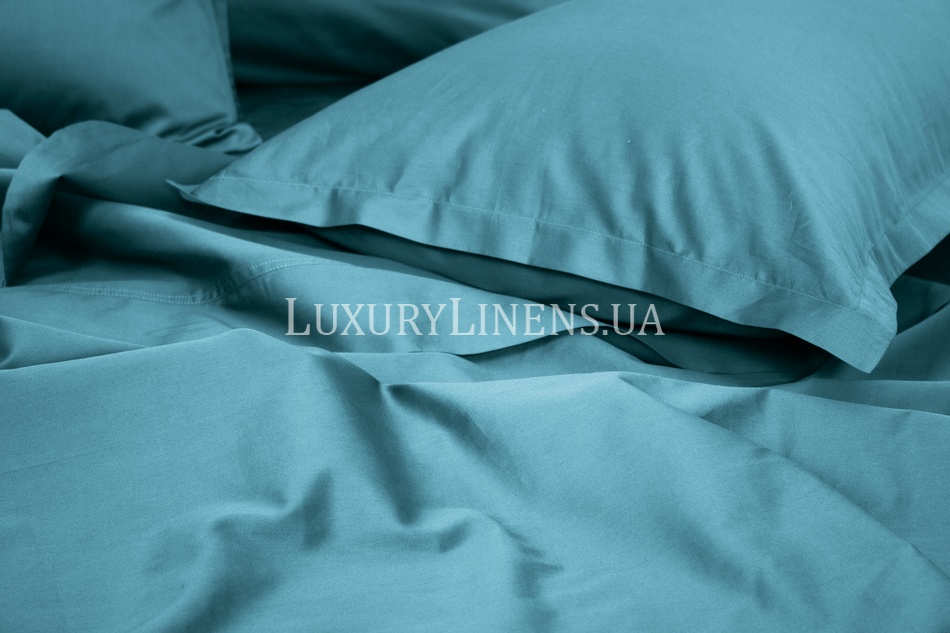 Постельное белье LUXURY LINENS Premium TURKUAZ 100% египетский хлопок 500ТС 380001151 фото