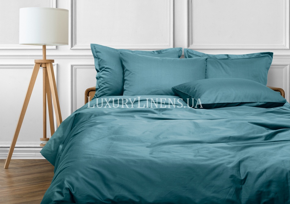 Постельное белье LUXURY LINENS Premium TURKUAZ 100% египетский хлопок 500ТС 380001151 фото