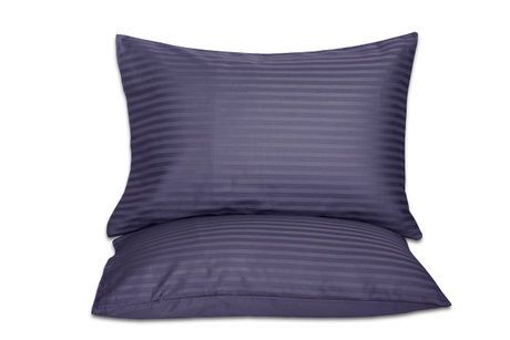 Набір наволочок LUXURY LINENS EXCALIBUR Stripe 50x70 - 2 шт 100% бавовна 00000321sh фото