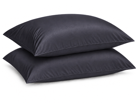 Набір наволочок LUXURY LINENS Dark grey, 100% бавовна 000010shr фото