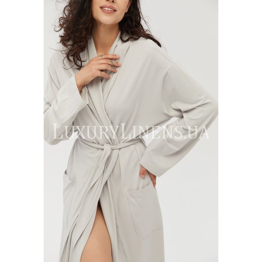 Халат Lotus Home - Affi grey L/XL 2331258-svt фото