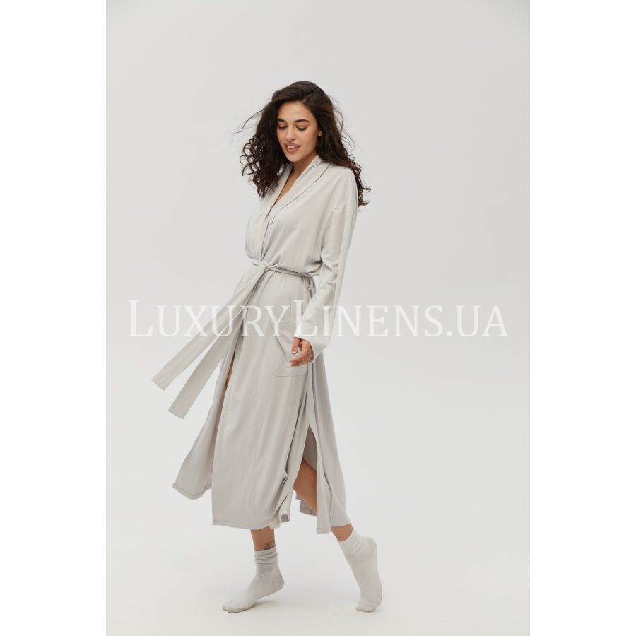 Халат Lotus Home - Affi grey L/XL 2331258-svt фото