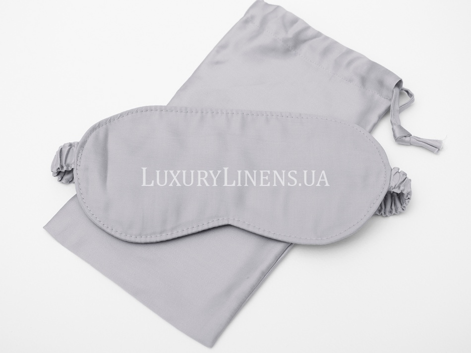 Маска для сну Luxury Linens єгипетська бавовна Silver 55181_54 фото