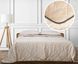 Стеганое покрывало Luxury Linens Beige/Chocolate 240x260 двухстороннее 771036 фото 1