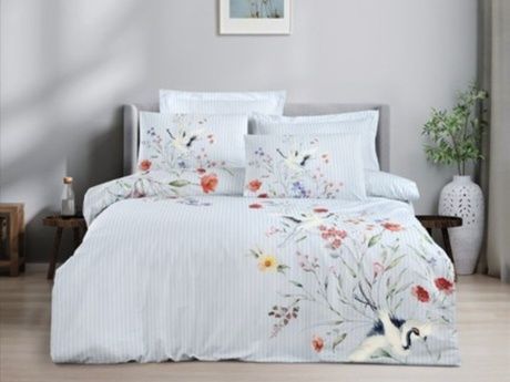 Постільна білизна ALTINBASAK Avila 2 200x220/240x260/50x70-2 SKY 100% бавовна 032709cp фото