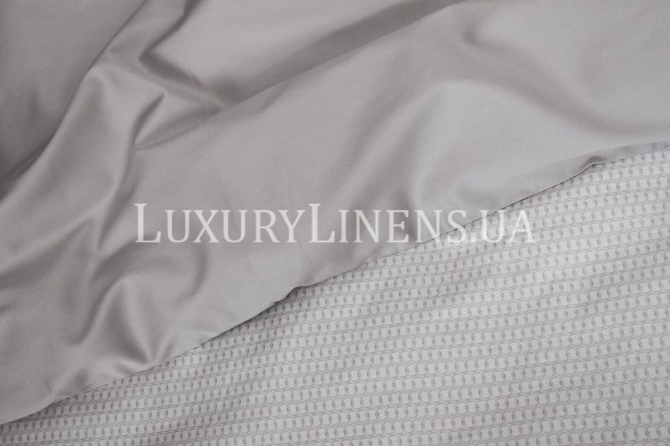 Постільна білизна LUXURY LINENS Altura LIGHT GRAY 100% єгипетська бавовна 580011 фото