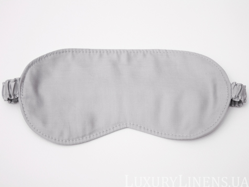 Маска для сну Luxury Linens silver gray 55115 фото