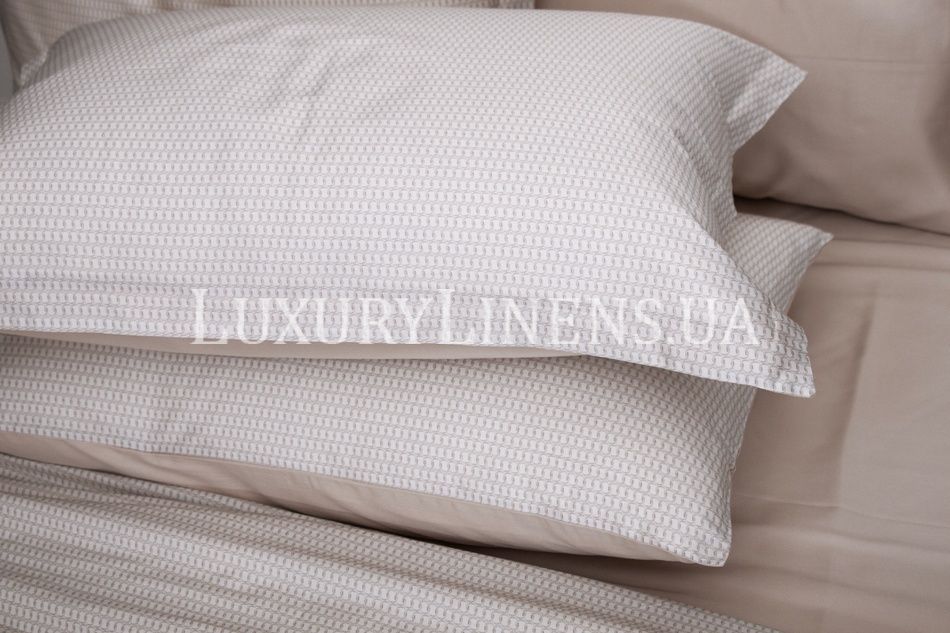 Постільна білизна LUXURY LINENS Altura Beige 100% єгипетська бавовна 500ТС 610021 фото