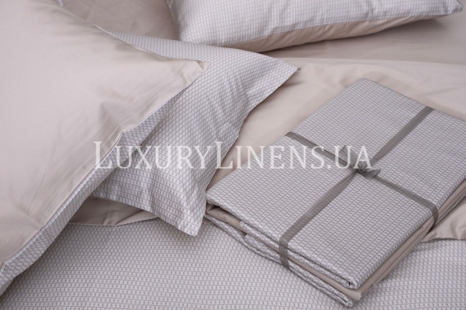 Постільна білизна LUXURY LINENS Altura Beige 100% єгипетська бавовна 500ТС 610021 фото
