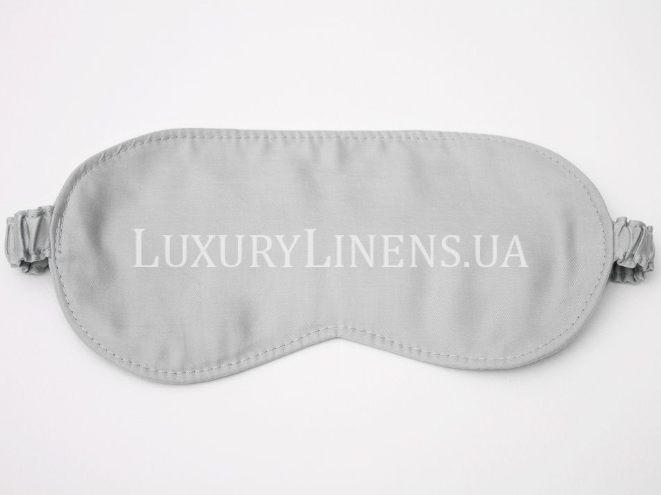 Маска для сну Luxury Linens light gray 55112 фото