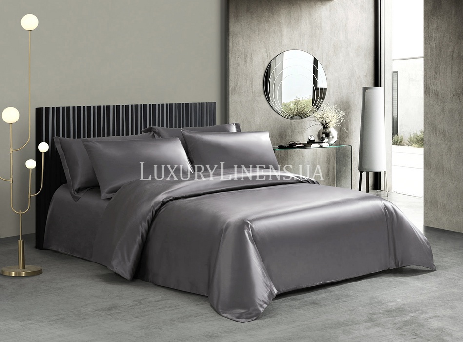 Постельное белье LUXURY LINENS Steel SILK 430012 фото