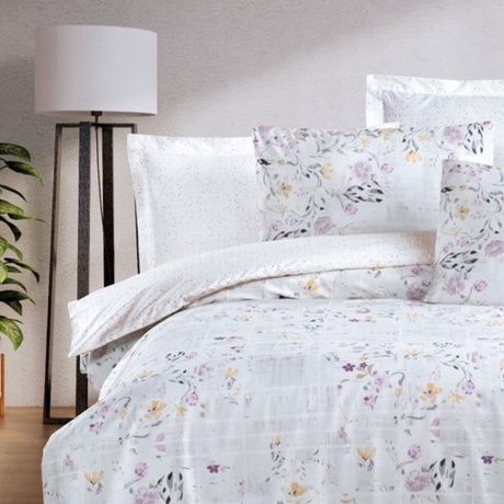 Постільна білизна ALTINBASAK Lino 2 200x220/240x260/50x70-2 100% бавовна 032686c/p фото