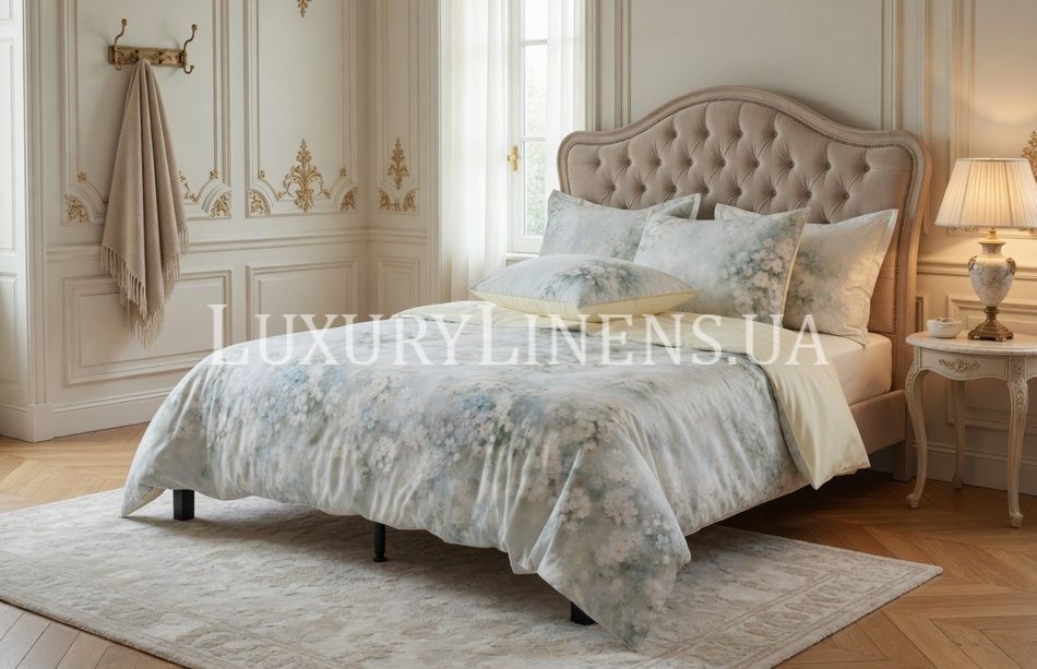 Постельное белье LUXURY LINENS Laurette IVORY 100% египетский хлопок 500ТС 590012 фото