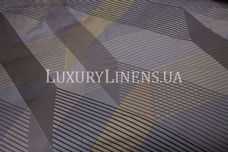 Постільна білизна LUXURY LINENS Fuerza ANTRASIT 100% єгипетська бавовна 500ТС copy_560013 фото