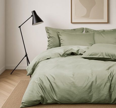 Постельное белье LUXURY LINENS Premium OLIVE 500TC 100% египетский хлопок 38000609 фото