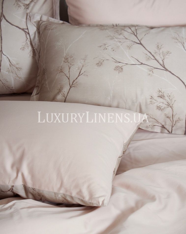 Постельное белье LUXURY LINENS Marcella CAPPUCCINO 100% египетский хлопок 500ТС 590022 фото