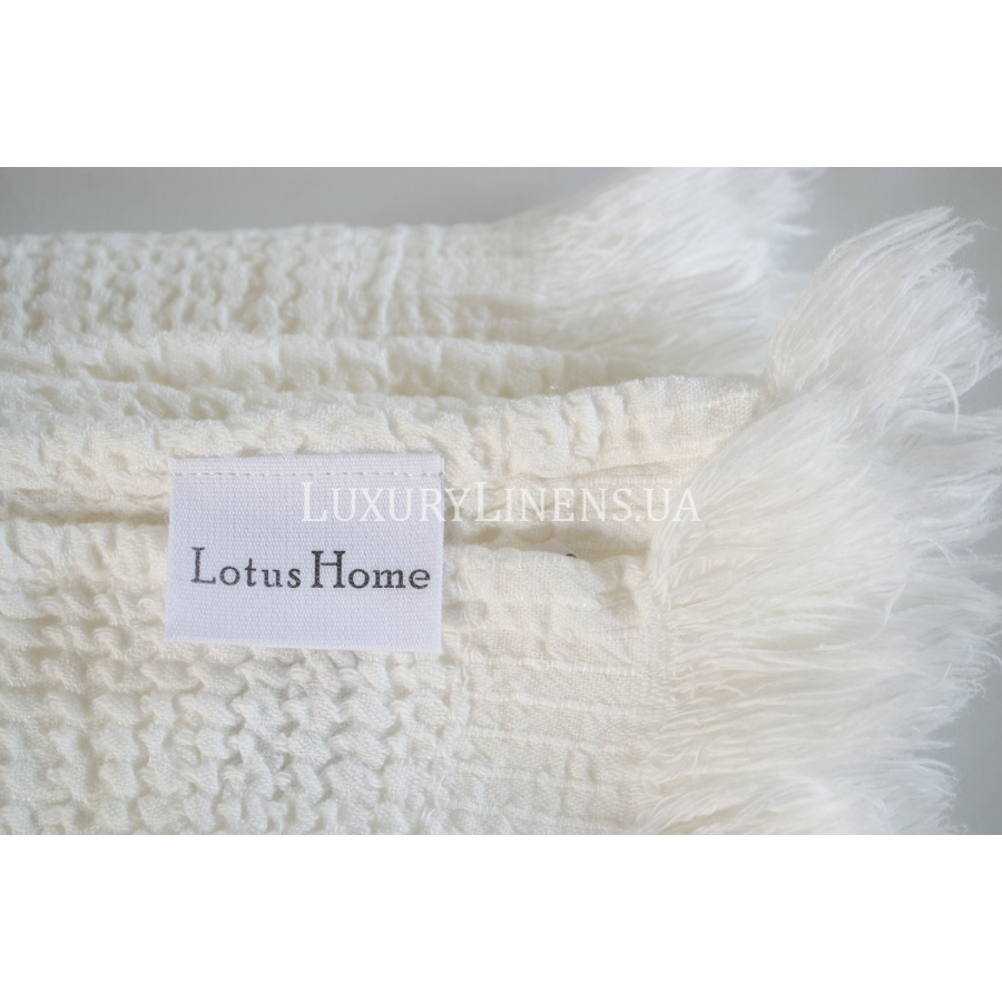 Рушник Lotus Home Rius off white, молочний 2323321-svt фото