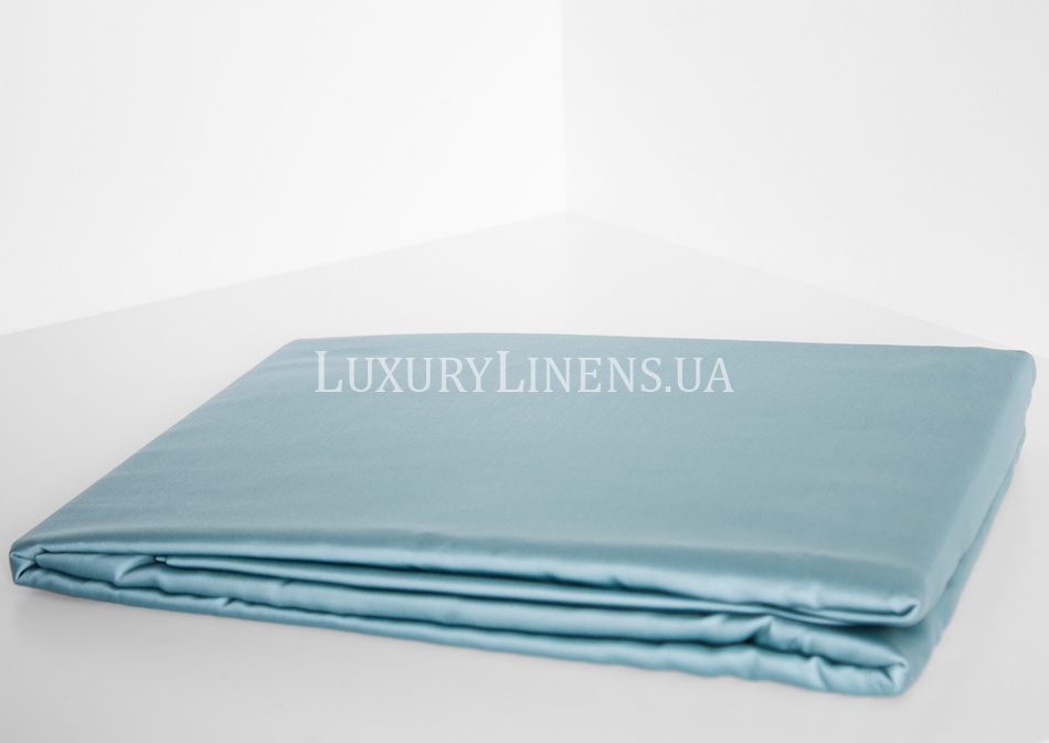Простирадло Luxury Linens 260х270 Turquoise 100% тенсел 33974 фото