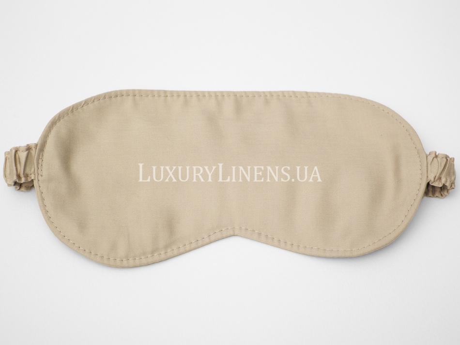 Маска для сну Luxury Linens єгипетська бавовна Beige 55181_422 фото