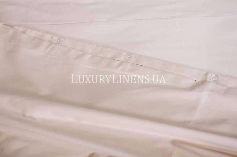 Постільна білизна LUXURY LINENS Premium CREAM 100% єгипетська бавовна 500ТС 38000322 фото