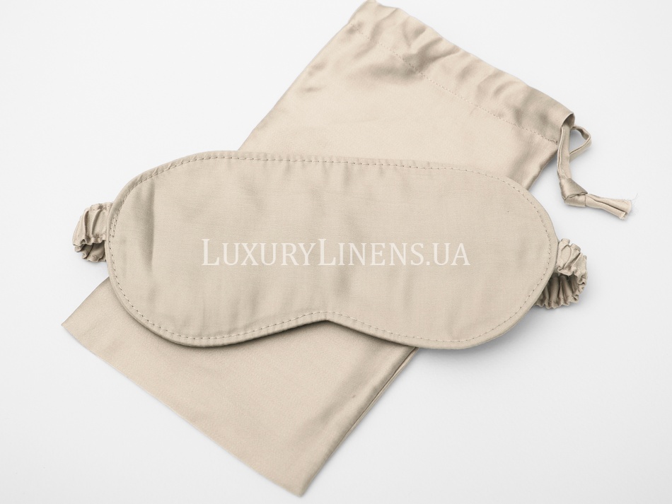 Маска для сну Luxury Linens tencel Beige 55116_beige фото